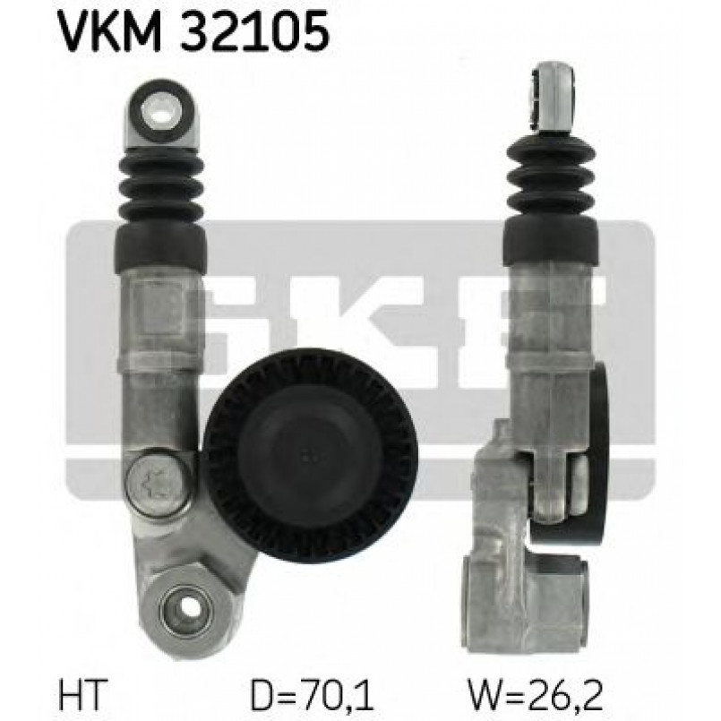 VKM 32105 SKF Натягувач поліклинового ременя